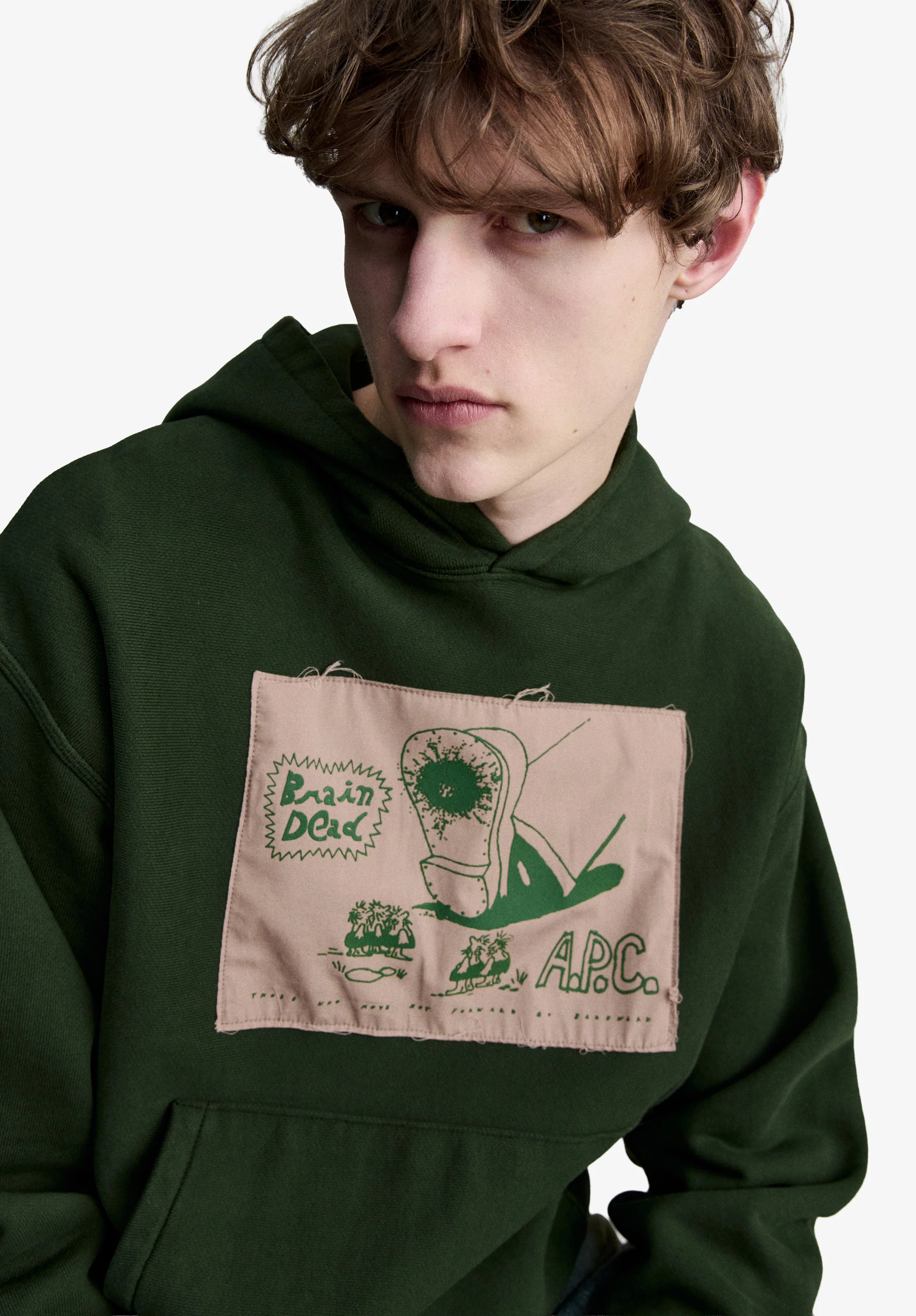 A.P.C. x Brain Dead Stomp hoodie - Image 3