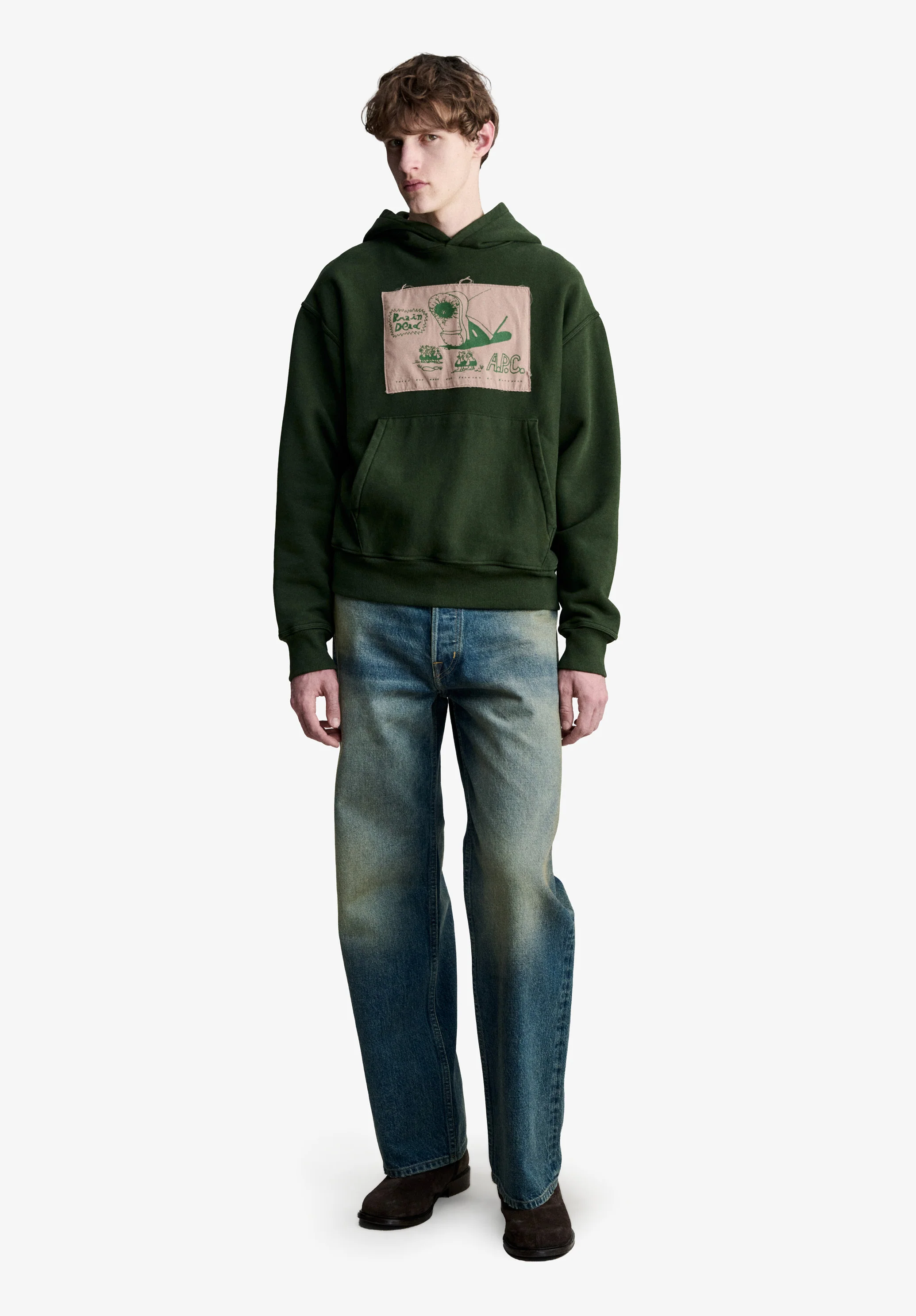 A.P.C. x Brain Dead Stomp hoodie - Image 4
