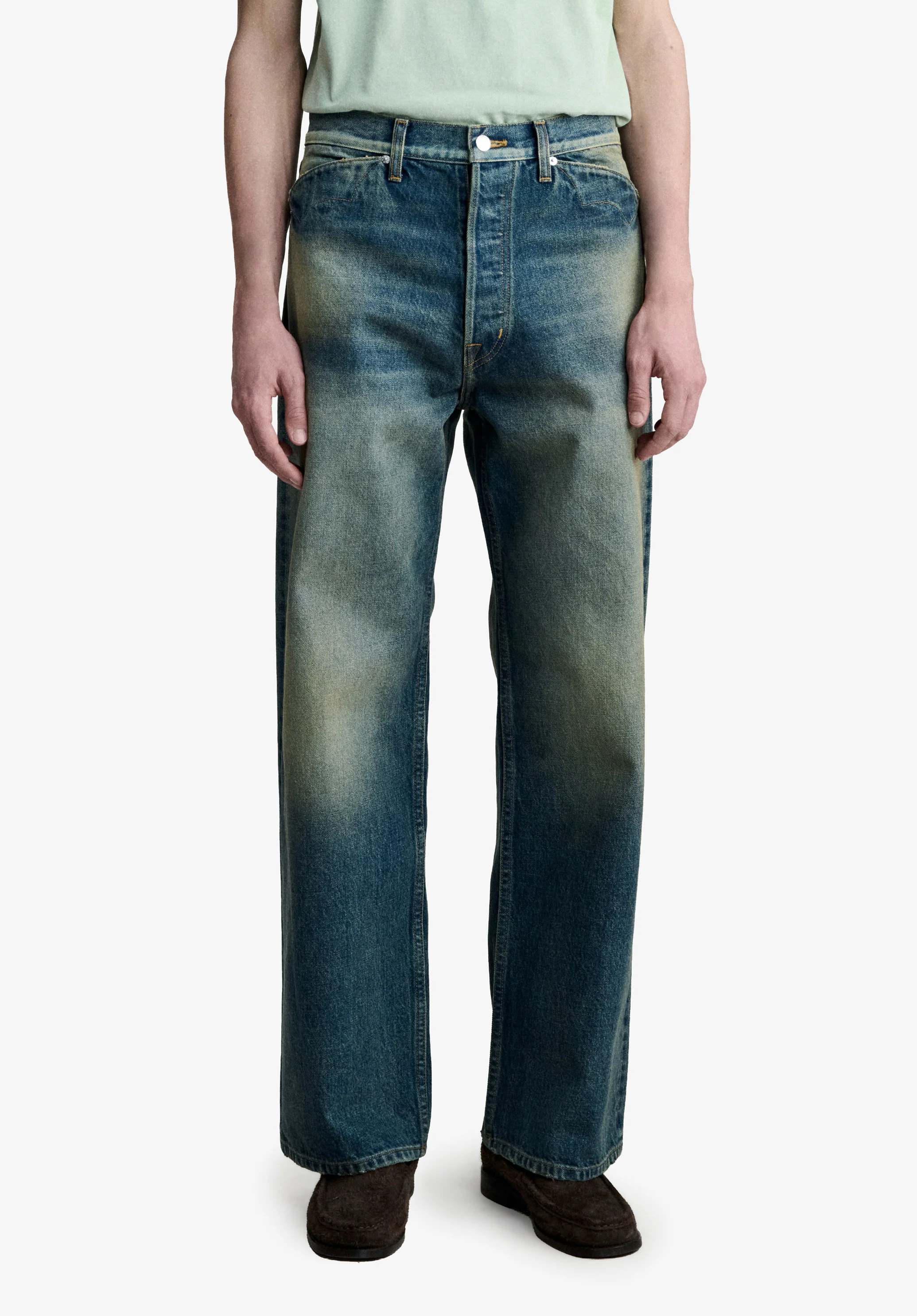 A.P.C. x Brain Dead Type 00 selvedge denim pants - Image 4