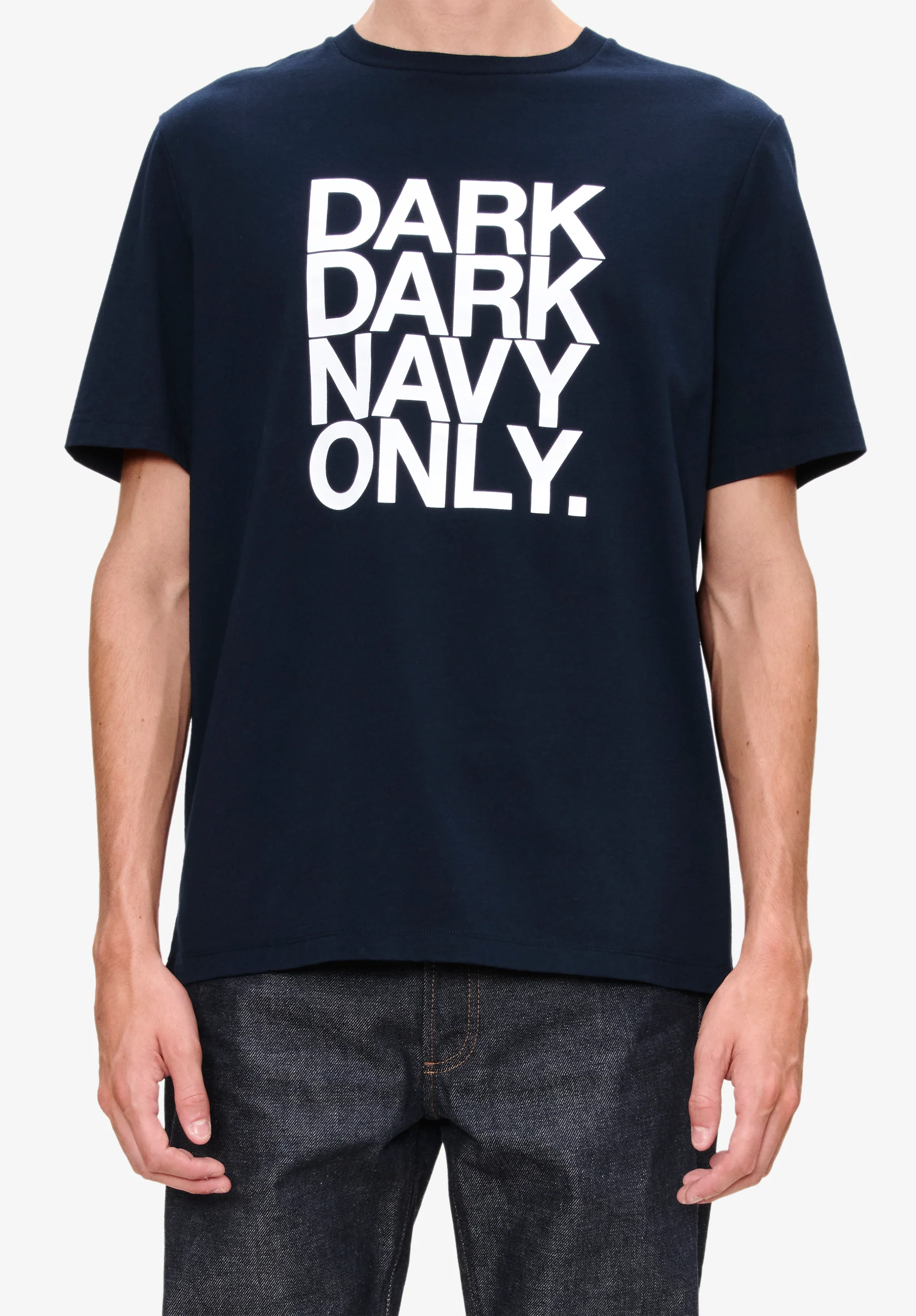 Dark dark navy only T-shirt (M) - Image 4