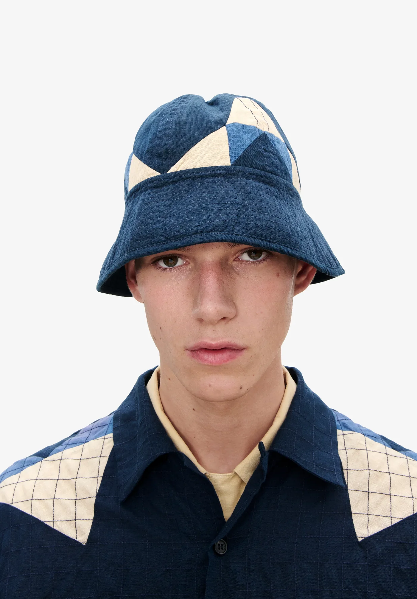 Quilted bucket hat