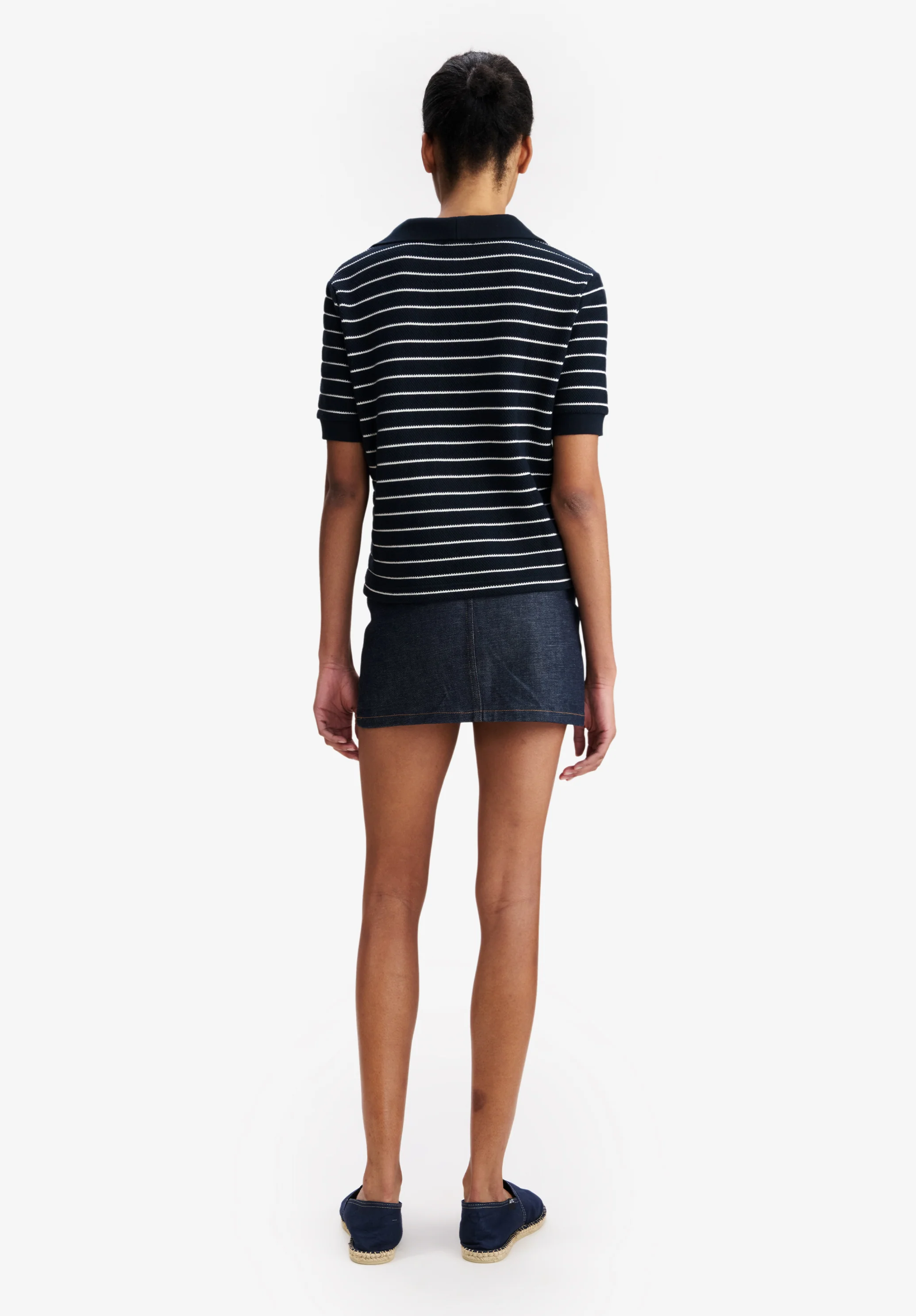Livia Cropped Polo Shirt - Image 3