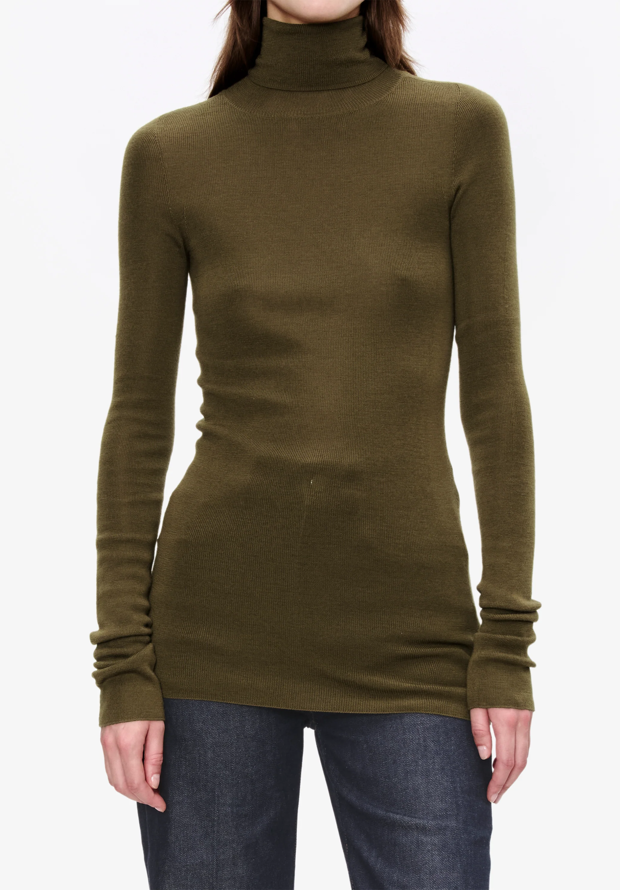 Narrow-rib turtleneck sweater - Image 4