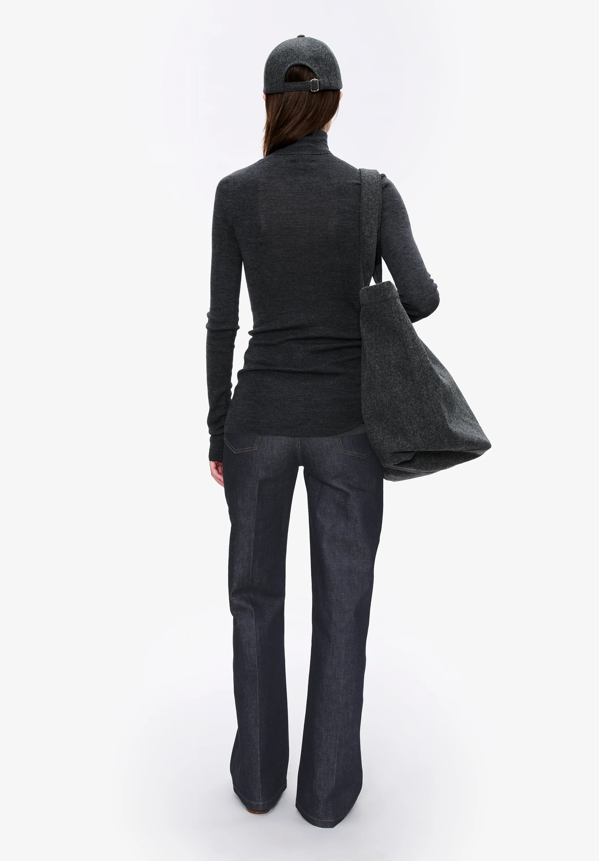 Narrow-rib turtleneck sweater - Image 3