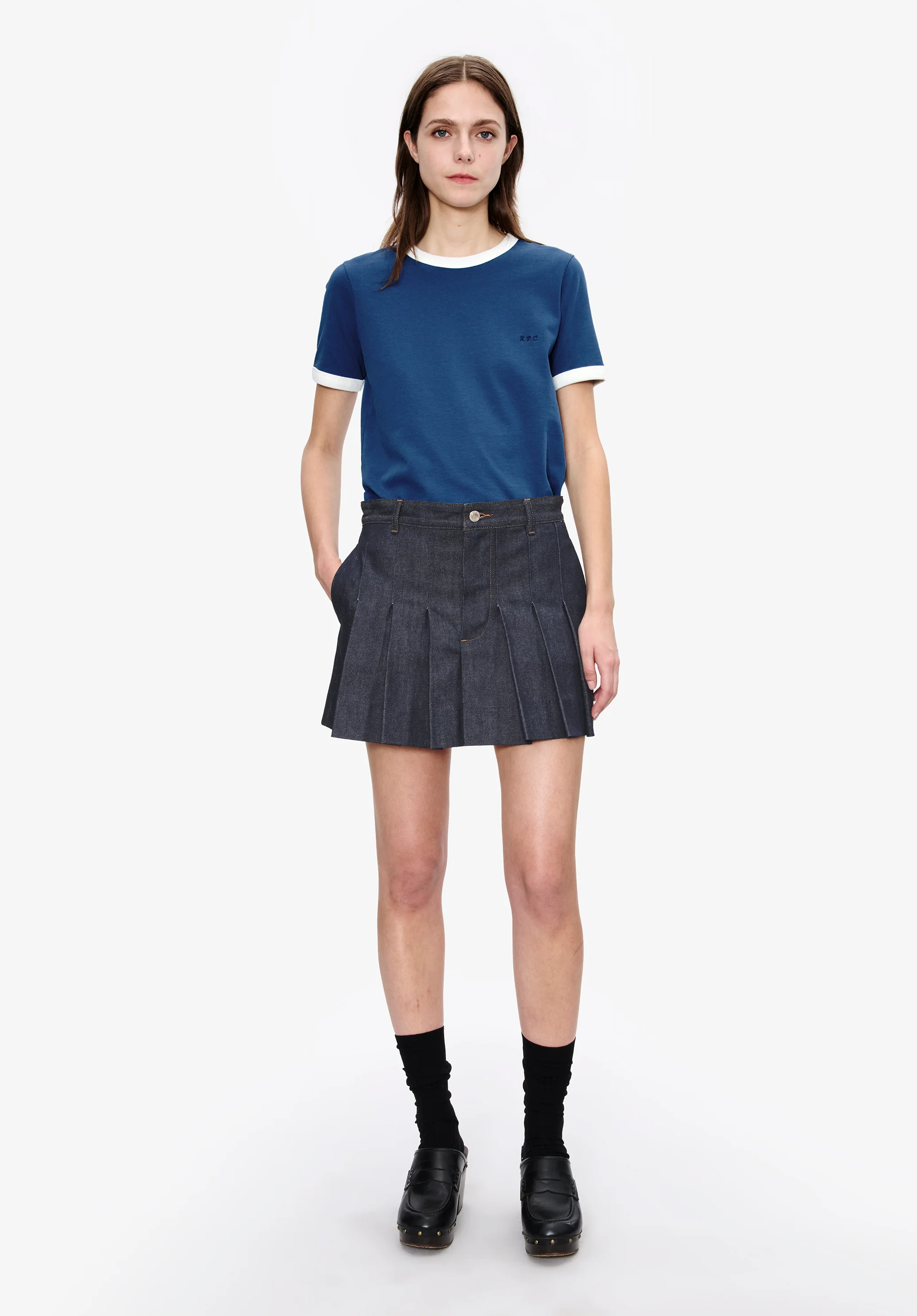 Pleated mini skirt - Image 2