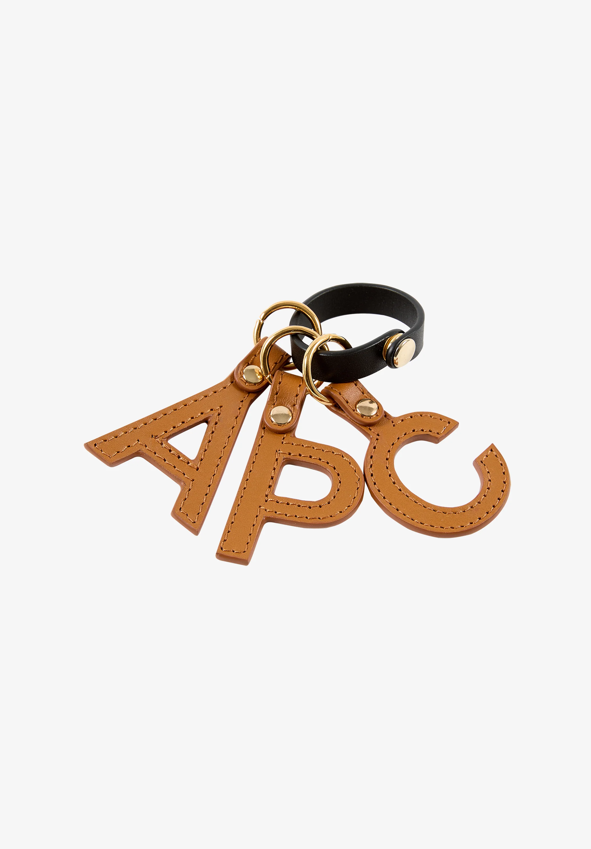 A.P.C. letters key ring