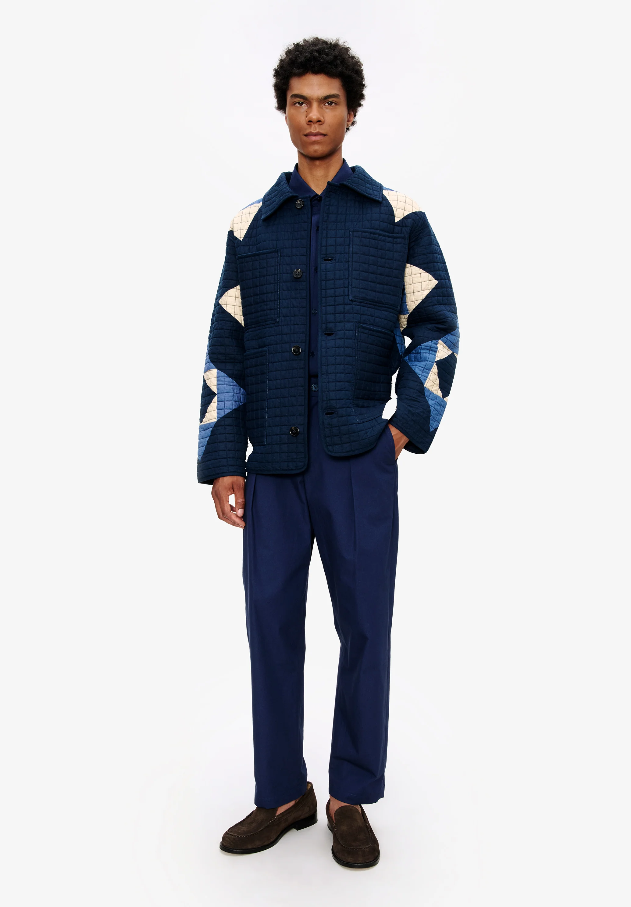 Quilted jacket (M) - Image 2