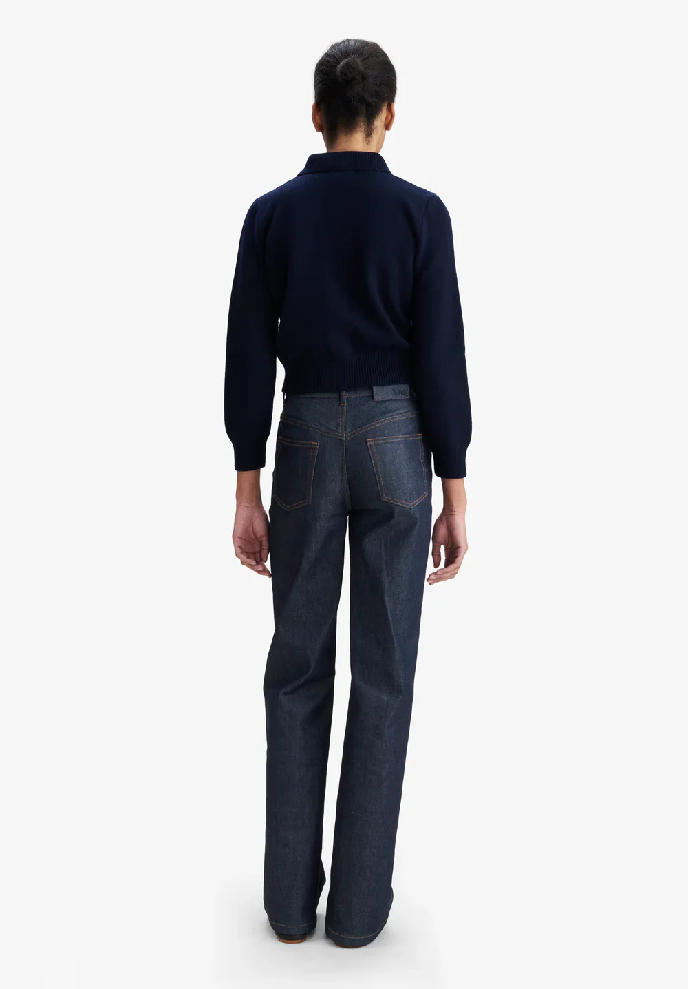 Cardigan with polo collar - Image 3