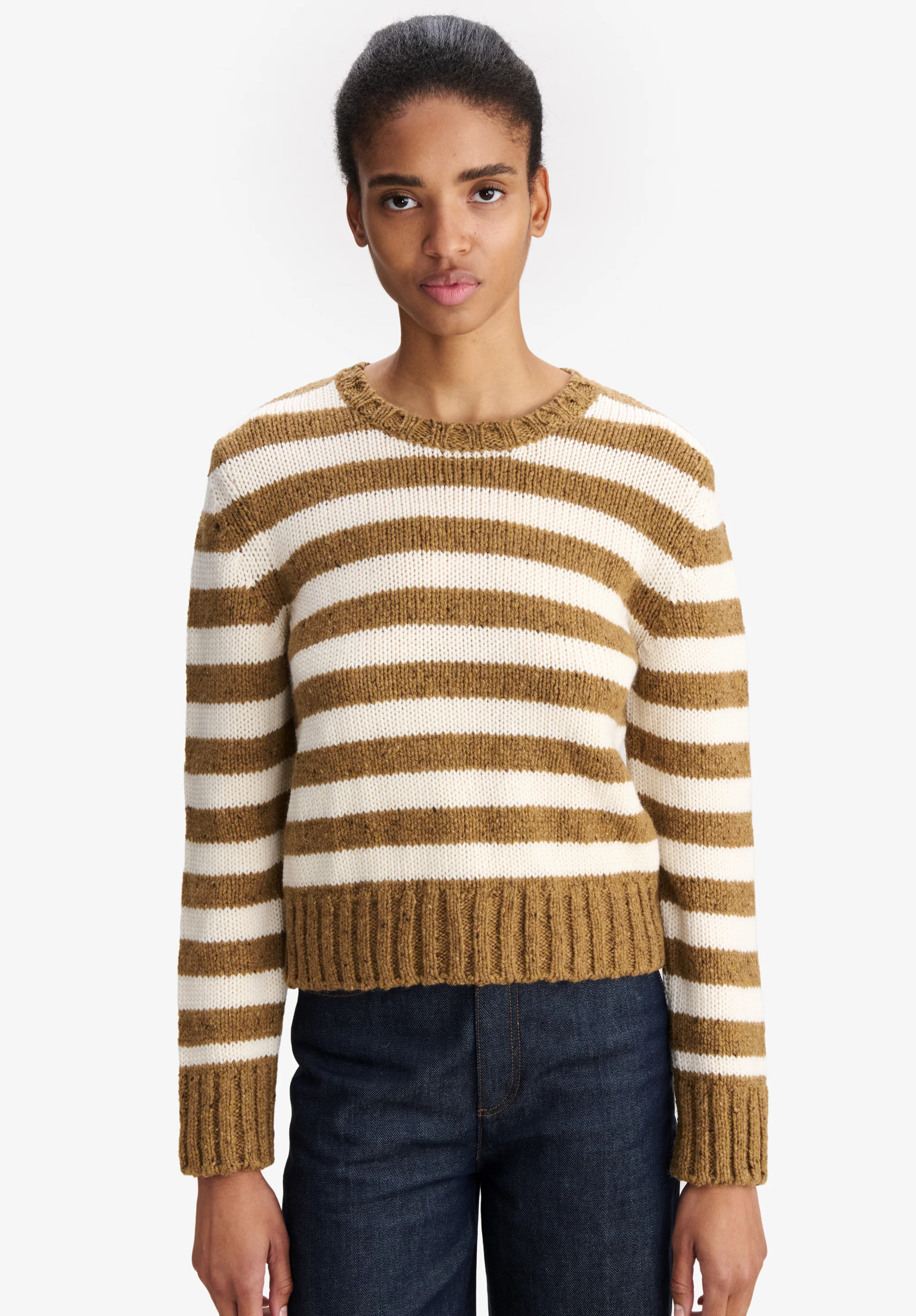 Speckled striped sweater - Image 4