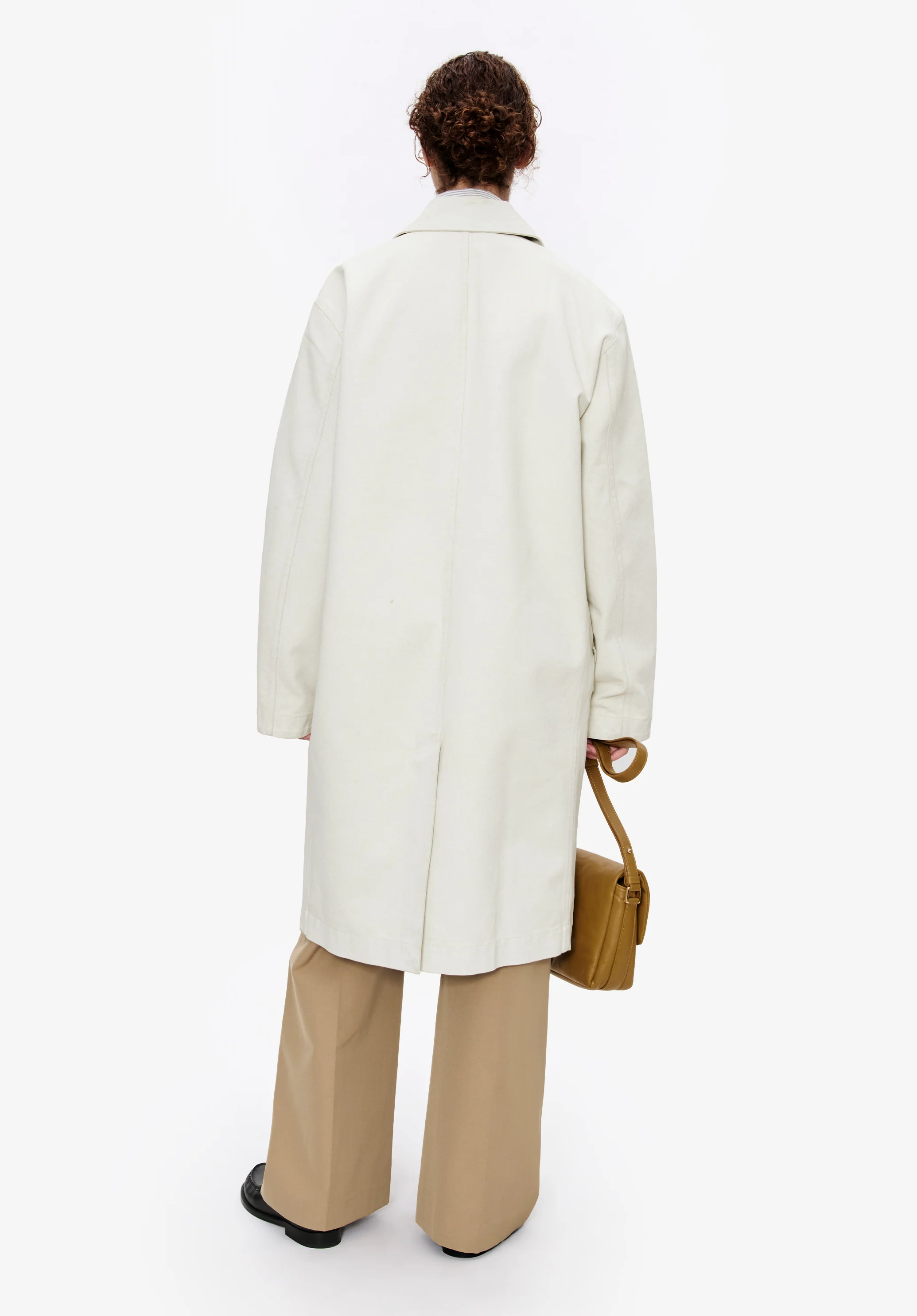 Coated canvas overcoat (W) - Image 3