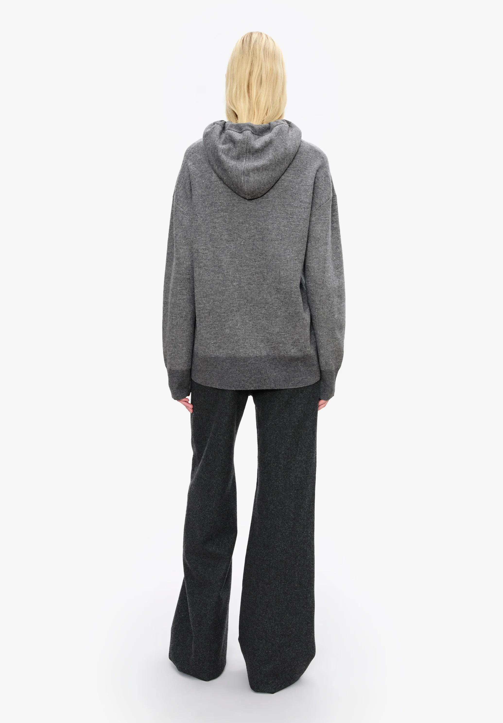 Unisex wool hoodie (W) - Image 3